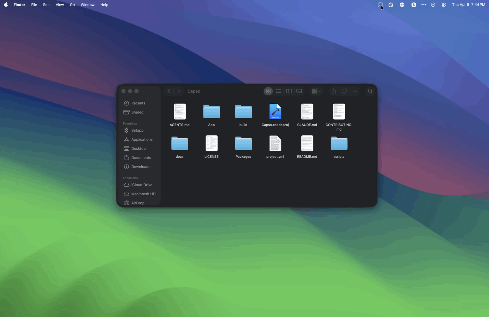Capso screenshot demo